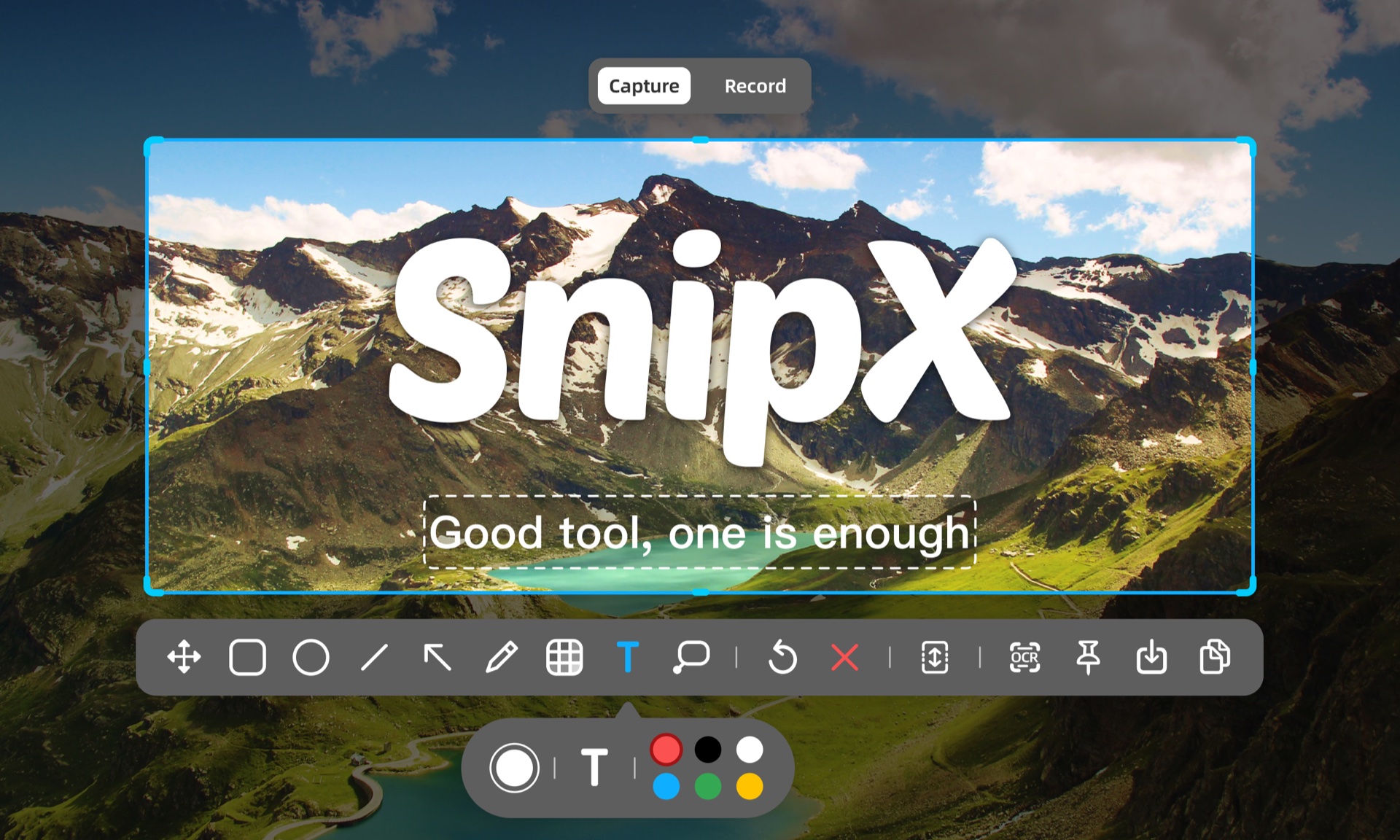SnipX 界面预览